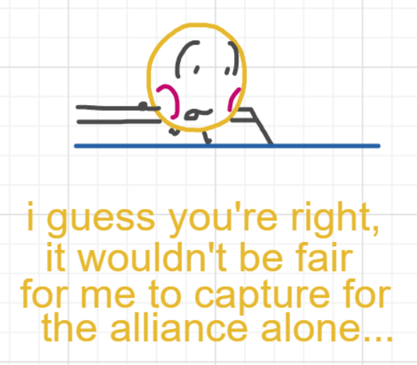 A panel from What's The Point, episode five of the Board Boards object show by Furretwalk/WalkingFurret.